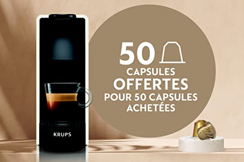 Krups YY2912FD - Cafetera (Independiente, Máquina espresso, 0,6 L, Cápsula de café, 1200 W, Negro, Blanco) - Imagen 3