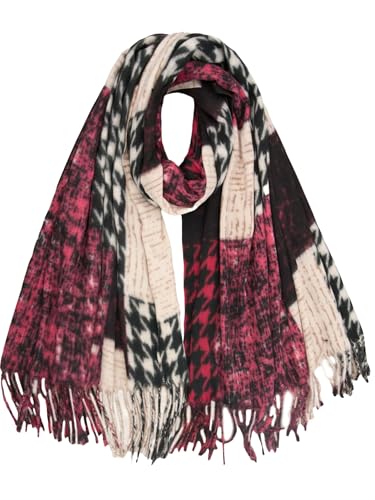 VENVSBEE Scarf For Women Soft Colorful Shawl Wraps Fashionable Pashimina Rave For Spring Fall Winter