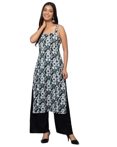 Image of PATLANI Women's Crepe Full Stitched Kurti.