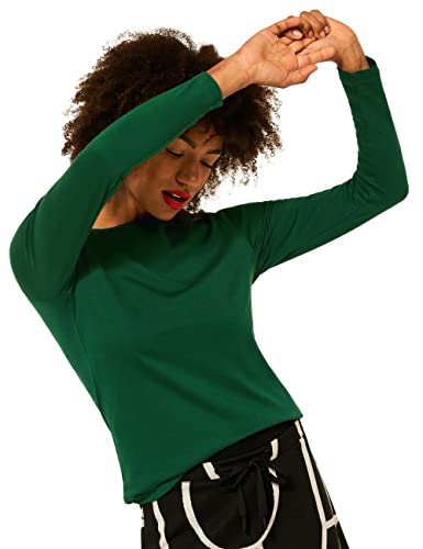 Preisvergleich Produktbild Street One Damen New Lanea T Shirt, Timeless Green, 38 EU