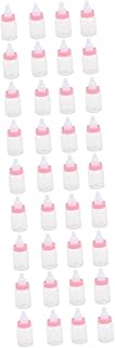 NOLITOY 36 Peças Decoração Em Miniatura Decoração Infantil Alimentador Mini Mamadeira De Amamentação Mini Garrafa De Doces Decorações De Doces Para Chá De Bebê Garrafa De Presente Caixa