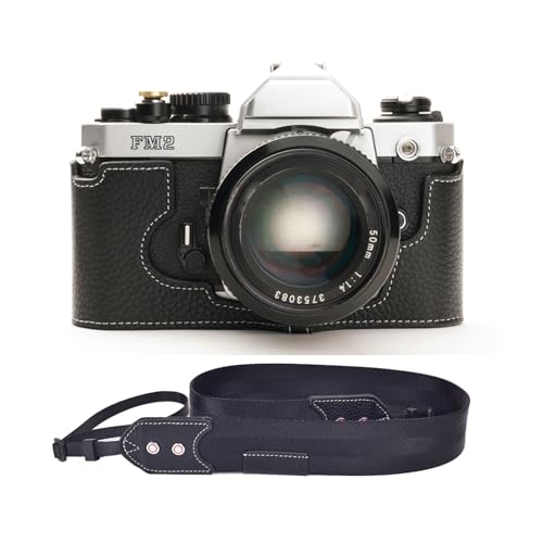 [�b�_�C�[�T��] TP Original Nikon FM2 FM FM2n FE FE2 ��p �n���h���C�h+R�J�����X�g���b�v �{�v �{�f�B�P�[�X �n�[�t�J�����P�[�X �o�b�O �J�o�[ ���� ��p�Ή��J�����J�o�[ (�u���b�N)