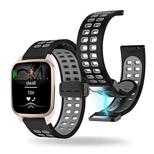 �R���p�`�u�� Garmin Venu Sq 2 �o���h �V���R�� Venu Sq 2 Music �����x���g ���� �X�e�����X ���C �o�b�N���t�� Venu Sq 2/Venu Sq 2 Music �����o���h �V���R���� ������� �ʋC�� ���f�B�[�X ��