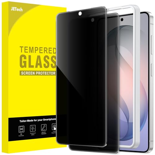 JETech Privacy Screen Protector for Samsung Galaxy S26 Ultra Anti-Spy Tempered Glass Film with Easy Installation Tool Fingerprint ID Compatible 2-Pack
