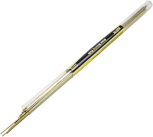 Miniatura 9 de BLUEFIRE 40 varillas de soldadura de latón desnudo de 1/2 libra, fácil flujo, varillas redondas sólidas de diámetro 1/16 pulgadas x longitud 14