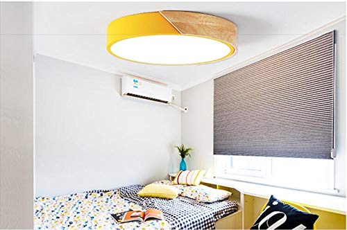 Preisvergleich Produktbild Badezimmerlampe Flur Energie Schlafzimmer Wohnzimmer Glühbirne Küche LEDWarmes Licht der hellen gelben runden Deckenleuchte
