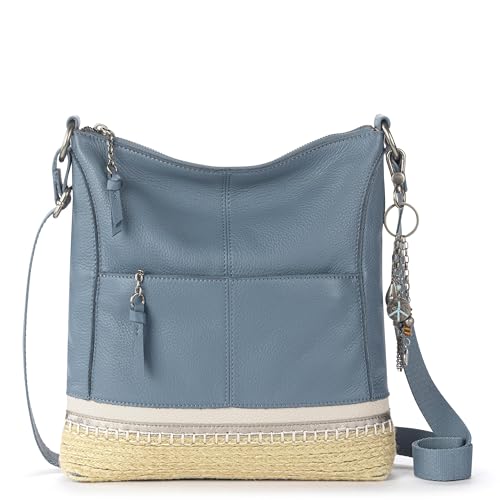Image of The Sak Lucia Leather Crossbody Purse - Premium Leather Women's Handbag for Everyday & Travel - Cross Body Bag With Zipper