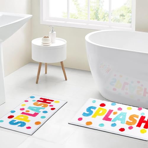 Haiwaoo NO N Slip Bath Rugs, Soft And Absorbent Bathroom Carpet,Machine Wash/Dry thumb #4