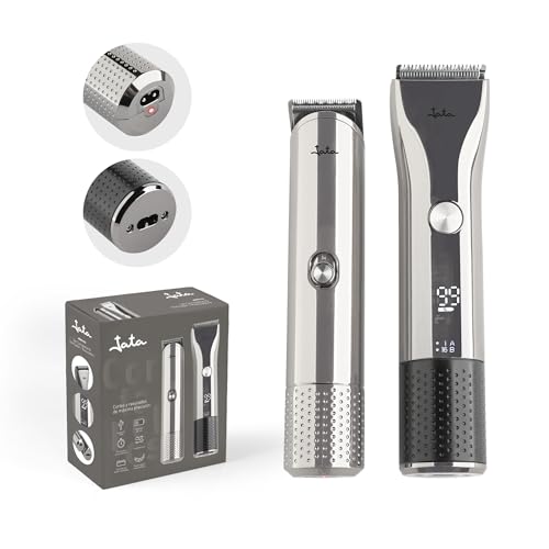 Cortapelos profesional Jata de gran precisión con 90 minutos de batería para barba