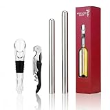 rafraichisseur de bouteille electrique professionnel 🧰 Kit accessoires vin complet 5 en 1 : Ce kit rafraîchisseur de bouteille de vin comprend 2 bâtons rafraîchisseurs avec verseur anti-goutte, un bouchon et un tire bouchon. Des accessoires vin indispensables pour une dégustation propre, simple et agréable.