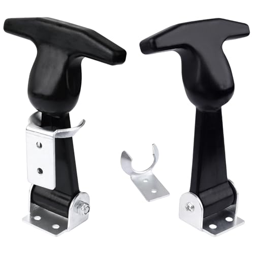 Rubber Hood Latch 4.9 T-Handle Hasp 2 Pcs