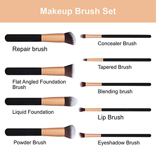 Fascinate Lighted Makeup Mirror, Trifold Vanity Mirror With 21 Led Lights And 2X/3X Magnification, Touch Screen Dimming, Dual Power, 90° Rotation Light Up Mirror (Rose Gold+Brush) #TOP2