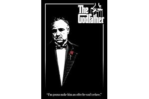 Buyartforless Godfather Poster: Classic Marlon Brando Artwork