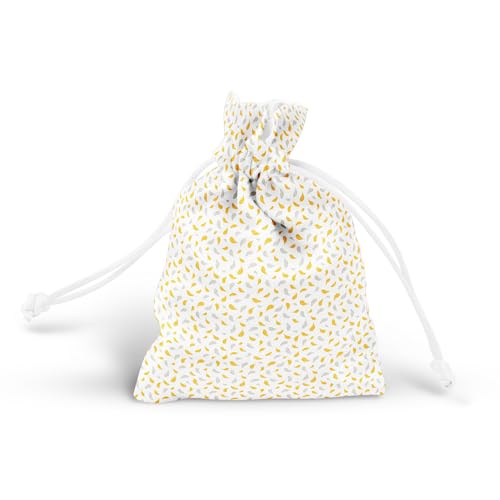 Image of ArtzFolio Gold Silver Feathers | Pouch Wrist Potli Bag | Bag for Weddings & Casual Parties