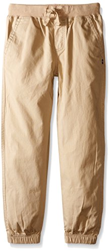 Nautica Boys' Pull On Pant with Contrast Rib Waist and Drawstring