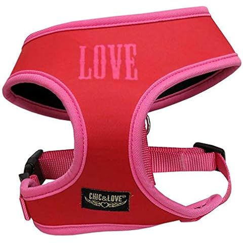 CYP BRANDS Chic & Love AR-03M-LC Arnés Neopreno Rosa Love Cover
