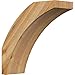 Ekena Millwork BRC06X16X16THR00RWR 6"W x 16"D x 16"H Thorton Rough Sawn Knee Brace, Western Red Cedar