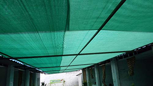 Image of BIO BLOOMS AGRO INDIA PRIVATE LIMITED Gardening SHADENET 90% Shade 3X50 Meters Thin Material Role Green UV Treated Long Life 10 x 164 feet