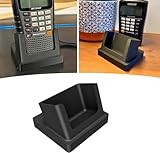 Stand for Bearcat BC125AT BCD325P2 - Secure Desk Mount Handheld UHF Radio, Police Scanner, Vehicle Electronics, Table Use - 10° Tilt Easy Display - Durable Design Includes Screw - Made in USA
