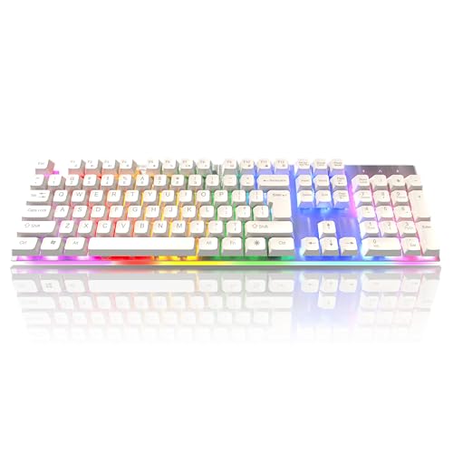 Image of Consistent Waves Gaming Wired Keyboard, USB Interface, Removal Key Caps for Cleaning | Stylish Slim Design