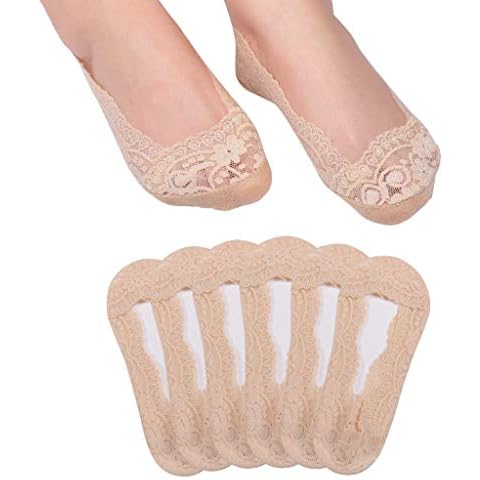 Panda Bros Women's Lace No Show Socks Cover
