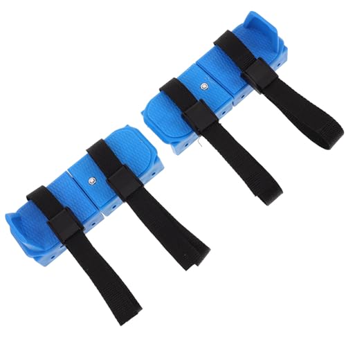 CIYODO Verstellbare Eislaufschuhe mit Doppelkufen für Kleinkinder Komfortable Outdoor Schlittschuhe EIS Skate Schutz Blau Geeignet für Jungen und Mädchen