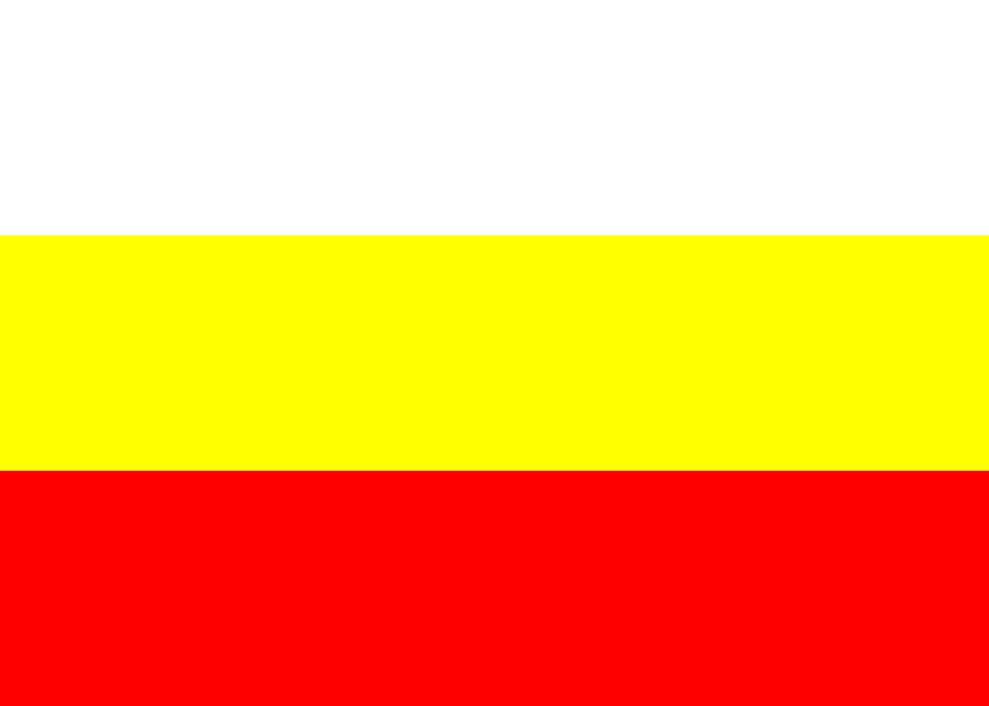 Drapeau large gmina Bledzew pologne de haute qualite en tissu resistant