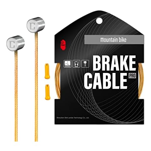 Chooee PRO Brake Cable for Shimano/SRAM Universal Premium Bicycle Brake Line 2x2100mm for MTB Mountain Bike Cover