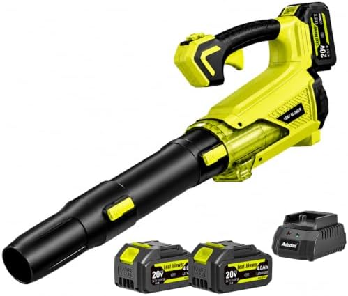 Adedad souffleur Batterie 20V Incluses 2x4.0AH Batterie et Chargeur Vitesse – vue 2