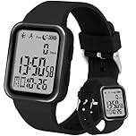 Digital Watch for Mens Womens, Fitness Tracker Watch (EL Backlight No App/Phone Required, Step Counter Pedometer Timer Vibration Alarm Clock, Sleep Monitor, Step, Calorie, Distance) Teens Sport Watch