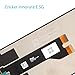 SECRETIGER LCD Screen Display Touch Digitizer Assembly Replacement for Cricket Innovate E 5G LCD Screen SN304AE 6.6