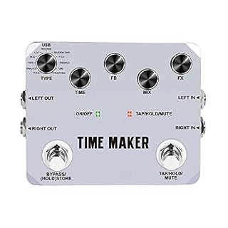 LTD-02 Guitar Delay Pedal Time Maker 11 Types of Ultimate Delay Pedals Bass Guitar Effect Pedal with Tap Tempo True… - Les Beatles, Paul McCartney, John Lennon, RIngo Starr, George Harrison