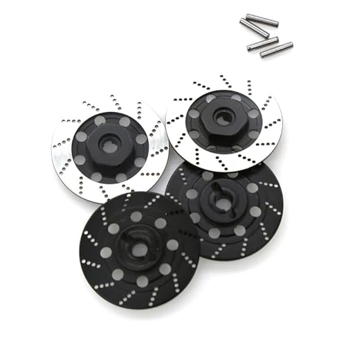 RC�N���[���[�p�A�b�v�O���[�h�p�[�c For Sakura For Tamiya For TT01 For TT02 For HPI For HSP 94123 1/10 4���^���u���[�L�f�B�X�N�z�C�[���Z�p�n�u�A�_�v�^RC���[�V���O�J�[�p(Black)