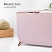 Cooluli Glam 9L Mini Skincare Fridge - Pink Mini Fridge for Skin Care Accessories, Makeup, Cosmetics and Facial Masks Storage - Ideal Birthday and Christmas Gift for Women and Teen Girls