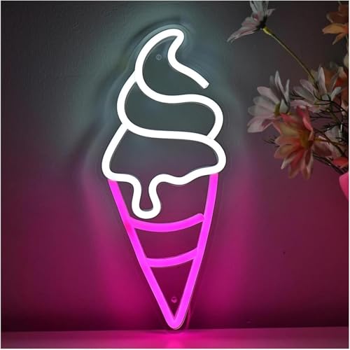 Lumières néon décoratives pour vitrine sombre : valorisez votre coin desserts