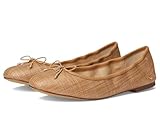 Sam Edelman Women's Felicia Ballet Flat, Buff Tan Raffia, 8.5