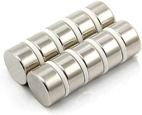N42 Neodymium Magnet for Arts, Crafts, Model Making, DIY, Hobbies, Office, and Home - 20mm dia x 10mm thick - 12.1kg Pull