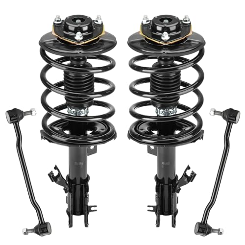 Front Strut Assembly & Sway Bar Links for 2002-2006 Nissan Altima 2.5L, Shock Absorbers Replace 271426 271427 4PCS
