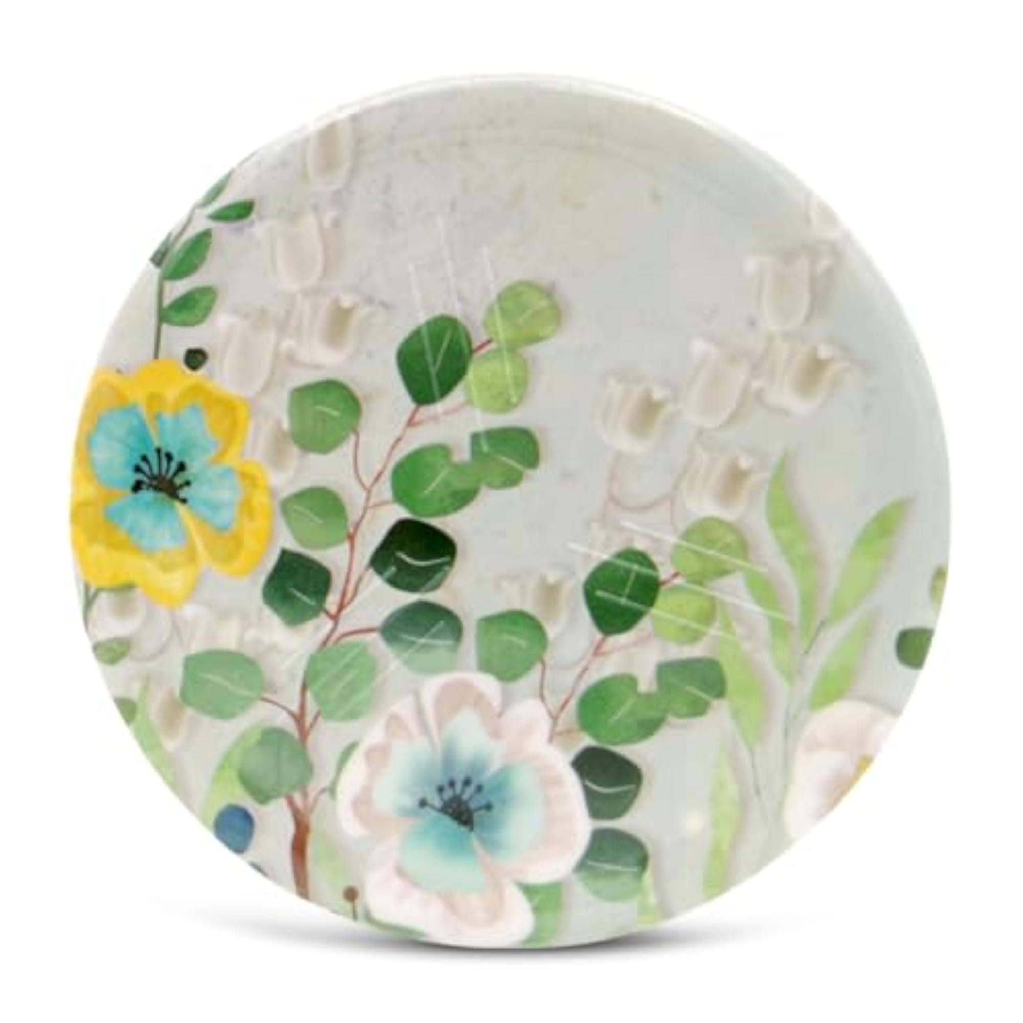 Food Grade Melamine Coaster Set, Spring Design