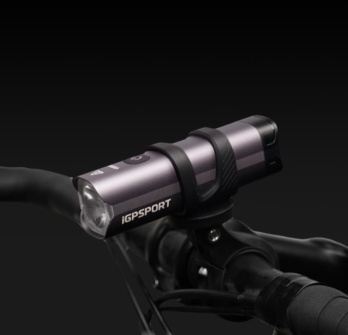 IGPSPORT VS500 LUMENS ALU LED recargable USB (visible 100m) - Bluetooth - Se fija en el soporte M83 libro con (cable no incluido) - 6970817351692