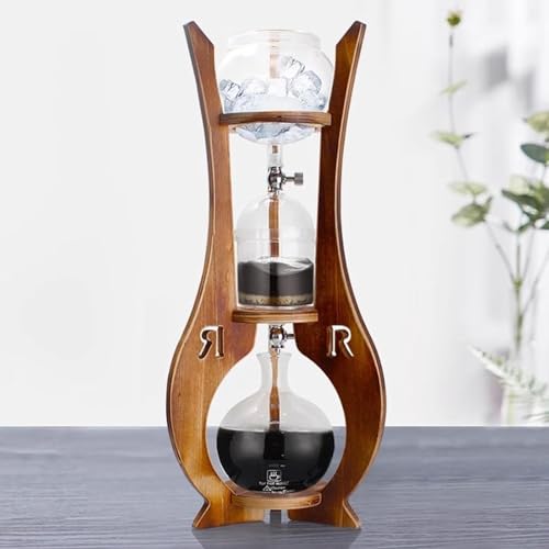Cafetera Cold Brew - Hace 6-12 tazas, capacidad de 600/1000 ml, tecnología de goteo lento para los amantes del café en el hogar y la oficina