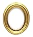 Melody Jane Dollhouse Small Oval Empty Gold Picture Painting Frame Miniature Accessory