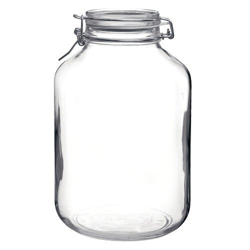 Bormioli Rocco 5L Swing Top Large Glass Fido Canning Jar