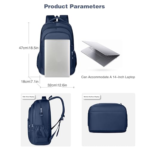 Mochila para portátil de gran capacidad para viaje miniatura 6