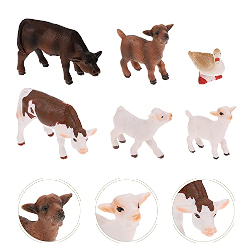 Artibetter Mini-Bauernhof-Tierfiguren, Bauernhoftier, Miniaturen, Tierfiguren, Spielzeug, Tiermodelle, Zubehör für… – Bild 7