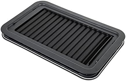 Lippert Components 806621 Thin Shade Complete Window Kit for RV Entry Doors, Black