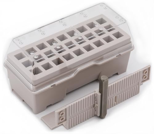 Tonosho 27-Hole Metal Stamp Alignment & Storage Tools