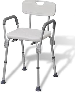 ARKEM シャワーチェア アルミ製 ホワイト