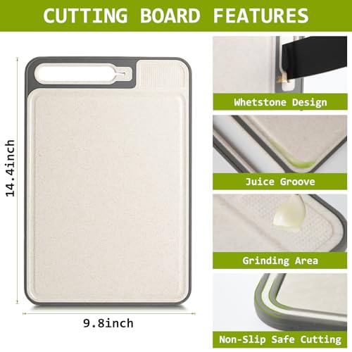 Tabla de Cortar Rectangular de Acero Inoxidable 3 en 1 miniatura 2