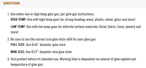 Gorilla Hot Glue Sticks, Clear, Mini Size, 75 Count, 4" Long x 0.27" - image 7